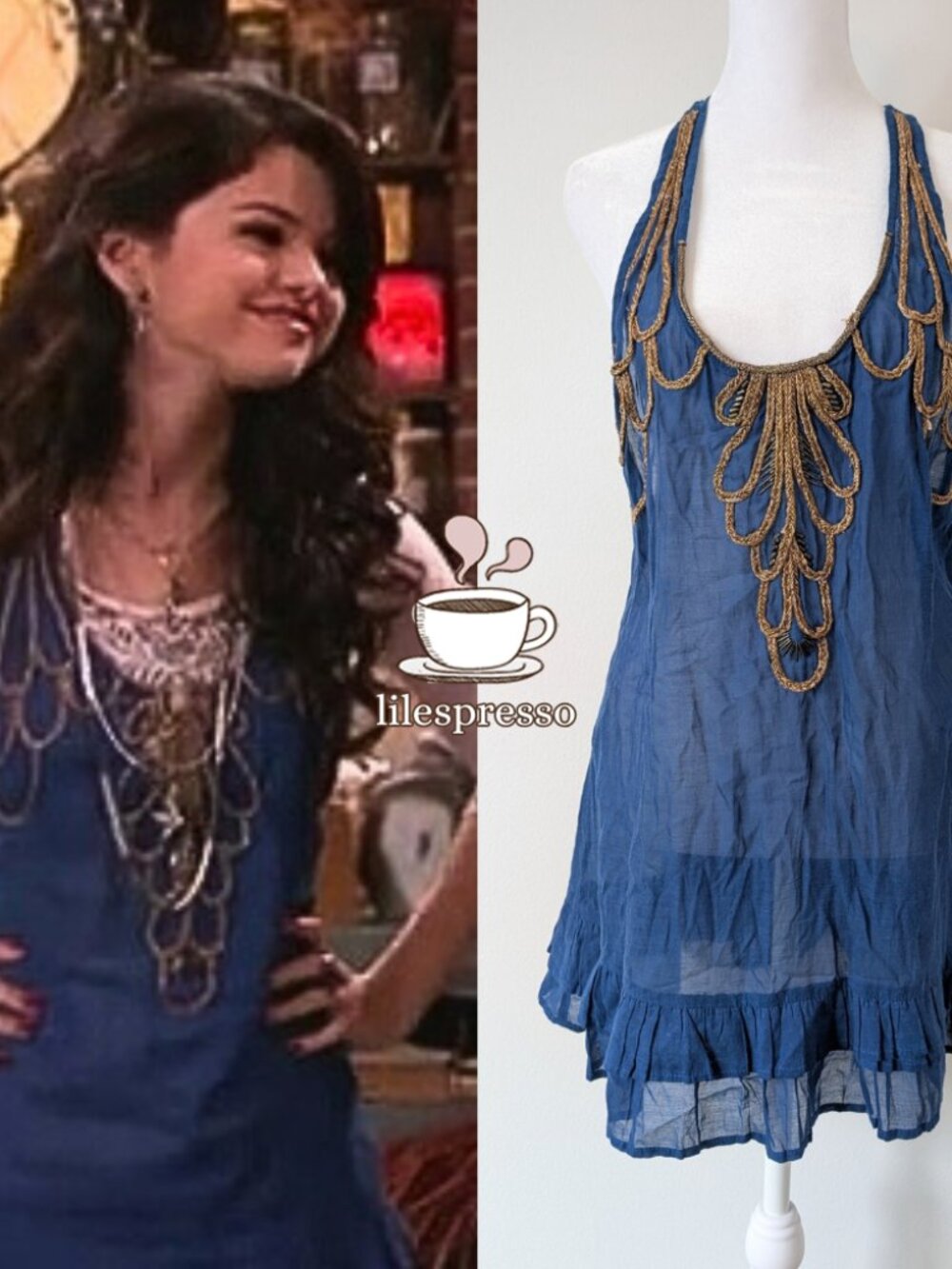 free people cobalt tank ASO alex russo wizards of waverly place & victorious (8)